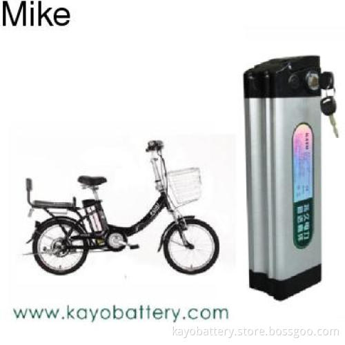 36V LiFePO4 Battery pack with 10Ah, rack rear, 20A discharge current